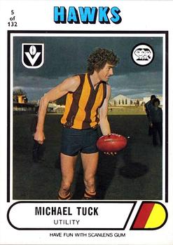 1976 Scanlens VFL #5 Michael Tuck Front